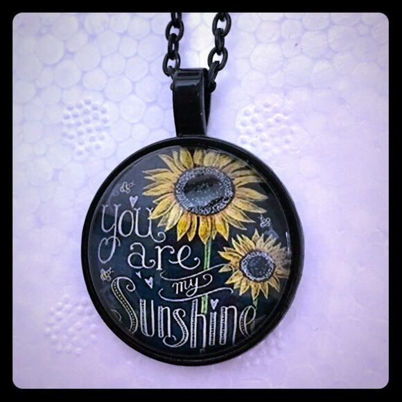Uplifting Sunflower U R My Sunshine Necklace (M2) - Picture 2 of 5